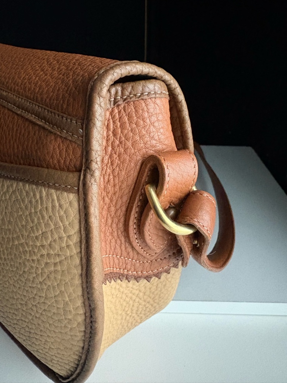 Dooney and Bourke awl Leather Teton Multi Color Crossbody - Picture 8 of 16